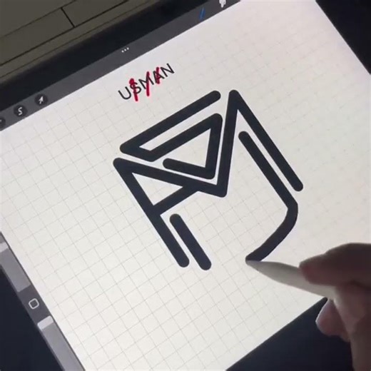 Usman Name Logo Design | Elegant & Modern Signature Style for Usman