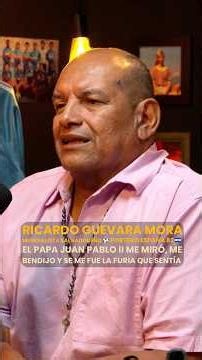 “My meeting with Pope John Paul II…” Ricardo Guevara Mora 🥅⚽️🇸🇻