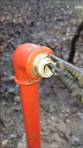 Useful Plumbing Trick with a Heated Key to Remove Broken Plastic Pipe from a coupling #diy #ideas