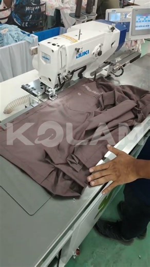 KL-7A003 Automatic Sewing Machine for Placket Buttonholing【Operation video】