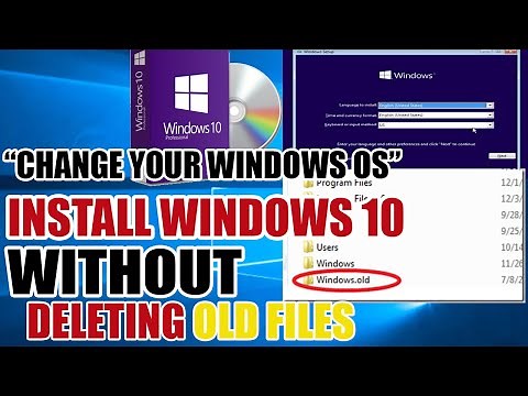 INSTALLING WINDOWS 10 WITHOUT DELETING OLD FILES! "TAGALOG VERSION"