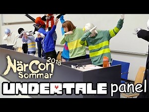 UNDERTALE PANEL ♥ 4K ♥ NärCon 2018
