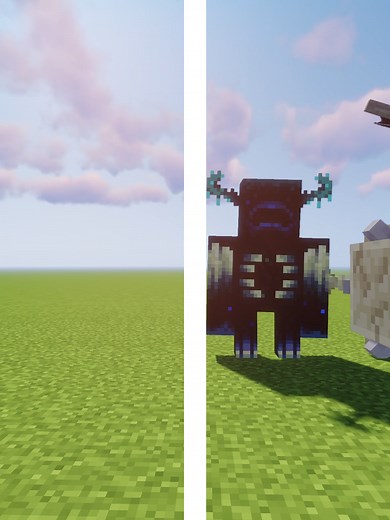 Minecraft Gray's Mob Overhaul: Boss Battles Showcase