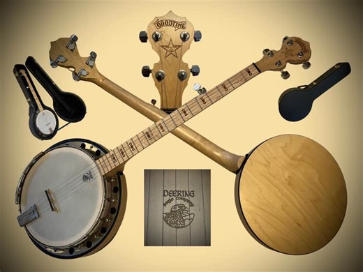USA Deering Goodtime 2 II 5 String Resonator Banjo Maple/Natural w/Deluxe Hardshell Case | Reverb