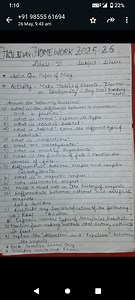 Holiday Homework - Class VI - ScienceSolve Question Paper of ... | Filo