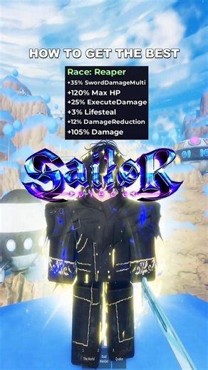 HOW TO GET THE BEST SECRET RACE REAPER IN SAILOR PIECE #roblox #sailorpiece #anime #gaming #games