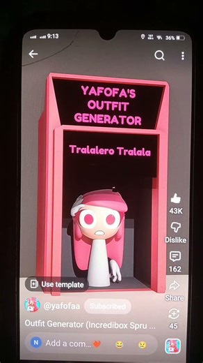 Outfit Generator (Incredibox Sprunki) #incredibox #demon