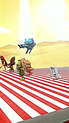 Massive red and white checkered ramp over the desert. 🏁 #CheckeredRamp #DesertSky
