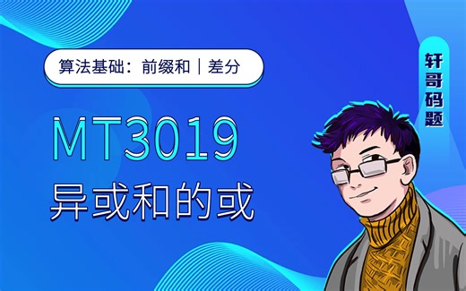 MT3019 异或和的或