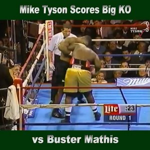 Mike Tyson Scores Big KO vs Buster Mathis This Day December 16, 1995 (2). | Gethin Anthony | Facebook