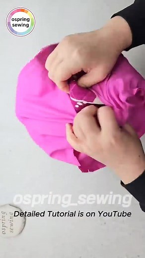 Bucket bag Easy DIY 💖 #diysewing #sewingideas #reels #viral #design | Ospring Sewing