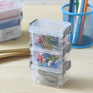 [Hot Item] Stackable Small Plastic Storage Container for Stationery and Crafts