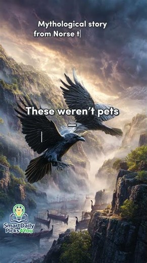 Odin’s Ravens Saw Everything 🦅 #norsemythology