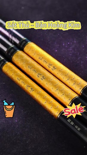 Fishing Rod Guide – Sat Thuy Service Model, available in Gold Edition with stiffness ratings of 6H/8H/10H/12H; sizes 3.6 m, 3.9 m, and 4.5 m; suitable for a wide range of fishing situations.