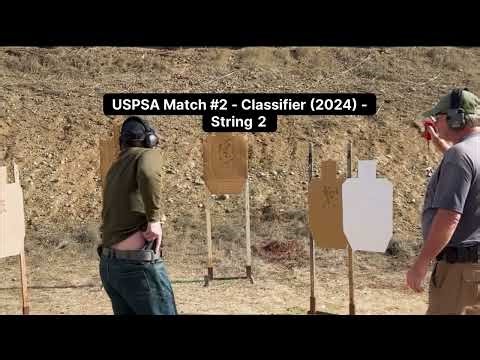 USPSA Match #2 (2024) — Classifier Stage | Fundamentals Under the Timer