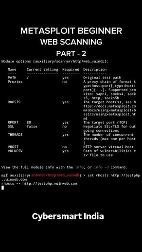 Metasploit web Sacnning Part 2🌐 #coding #metasploit #metasploitable #metasploitframework