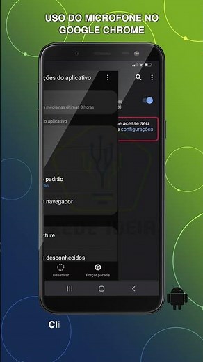 Como Habilitar o Uso do Microfone no Chrome | Versão Android