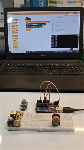 MQ-3 tutorial block programming#arduino#arduinoproject#robot#shorts#youtubeshorts