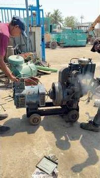 Water Load Testing of 10 Kva Handle Generator #generator #surajgenerator