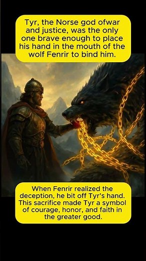 Tyr - The One-Handed God of Justice - A Symbol of Sacrifice and Honor #tyr #norsemythology