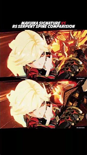 MAVUIKA's SIGNATURE VS R5 SERPENT SPINE DAMAGE COMPARISION