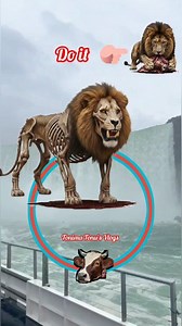 Make a skinny lion fat by eating a cow's head 👈 #reels #funny #viral #puzzle #challange #Circlechallenge #trendingreel #Amazing #skinny #lion Md Belal Hossain | Tonima Tonu's Vlogs