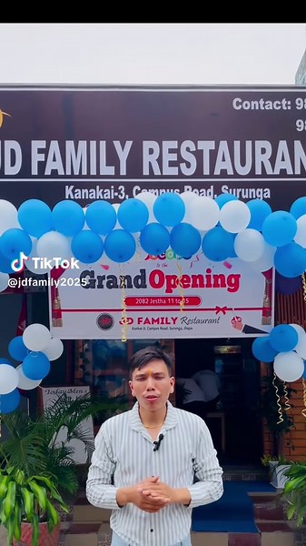Grand Opening of JDFamily Restaurant in Surunga