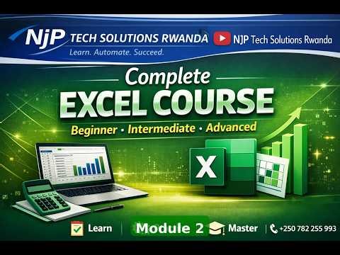 Module 2. Complete Excel Course (Beginner – Intermediate – Advanced)