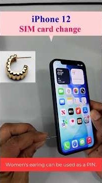 13. (SIM card): How to change the “SIM card” in an iPhone 12. #iphone #iphone12