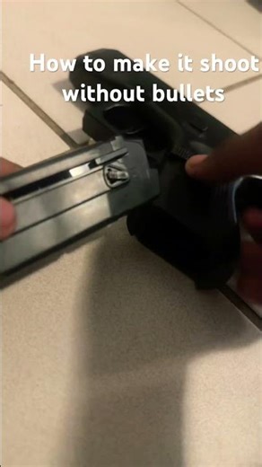 How to shoot the gun without bullets