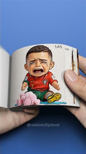 Ishowspeed Stole the World Cup from Messi and Gave it to Ronaldo FlipBook #shorts