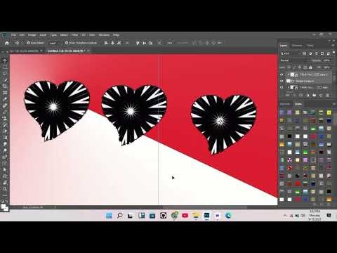 How to create clipping mask design with the shapes and pivs
