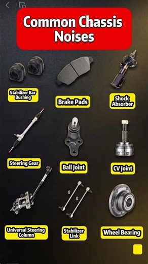 Chassis Noises: Clunks, Squeaks, Humming – What Do They Mean? #truck #engine #mechanic #parts #sound