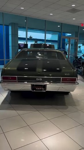 Classic lines. Endless power. The ’70 Nova proves real muscle never goes out of style. 🖤🏁 #ChevyNova #BuiltToLast | Classic American Cars