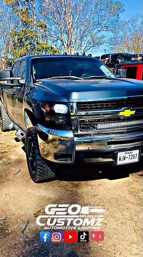 2007 Chevy Silverado (LED Kit) #leds #led #chevy #silverado #fy #fypシ #fyp #headlights #automotive