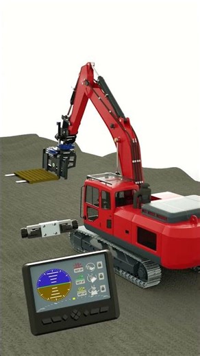 Stable Pallet Handling on Uneven Ground | Lingdong Tiltrotator Side-Tilt Lock Explained #tiltrotator