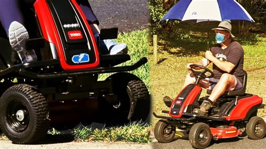 Toro ES3000 electric ride-on mower review: Compact power & surprising versatility!