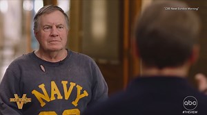 INTERVIEW DERAILED BY BILL BELICHICK’S GIRLFRIEND? #TheView co-hosts weigh in on headlines from Sunday's interview with the 73-year-old coach that went viral after his 24-year-old girlfriend Jordon Hudson shut down a line of questioning over their relationship. | The View