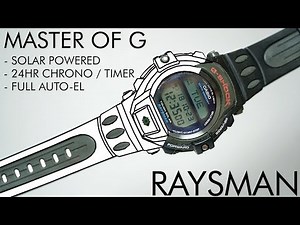 The first Tough Solar G-Shock watch | Casio DW-9300J Master of G Raysman watch review