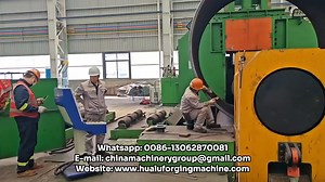 3 roll plate bending machine installation video