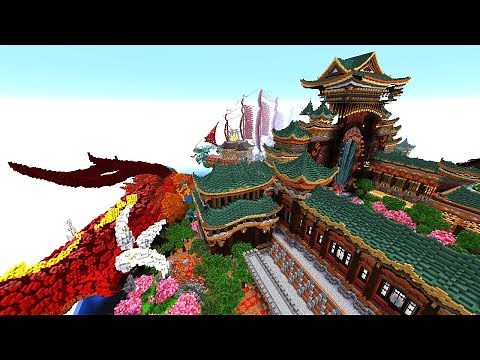 Minecraft Maps Megabuild: Eine gigantische chinesische Tempelanlage!