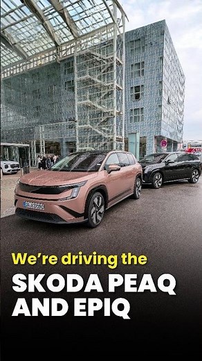 We are driving the Skoda Peaq & Epiq #shorts