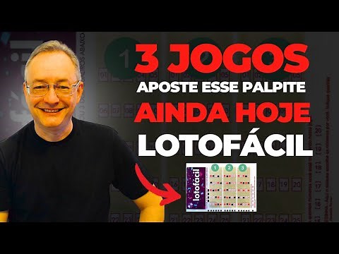 Dica Lotofácil: Faça apenas 3 Jogos sem Planilhha ou Aplicativo e Tenha Chance de Ganhar