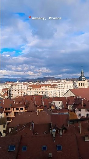 Spectacular view from Château d'Annecy of Annecy, France 🇫🇷 #france