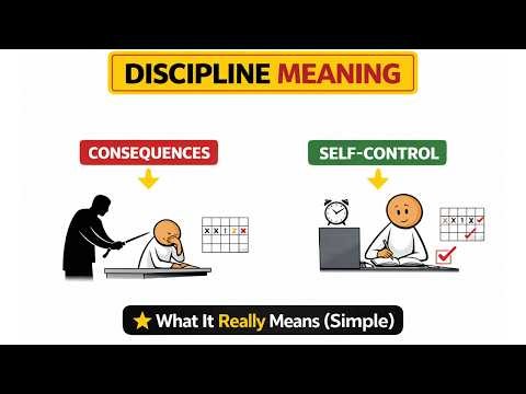 Discipline Meaning in English (What It Really Means) ⭐