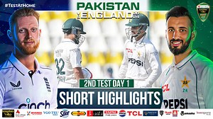 1.9M views · 33K reactions | Short Highlights | Pakistan vs England | 2nd Test Day 1 | PCB | M4B1A #PAKvENG | #TestAtHome | Pakistan Cricket Team | Facebook