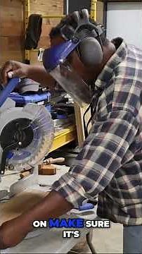 KOBALT SLIDING COMPOUND MITER SAW: Your Wood Cutting Essential! #shorts