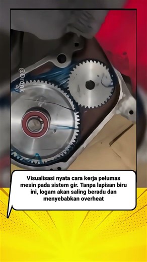 Cara Kerja Pelumas Mesin (Engine Grease) pada Gear