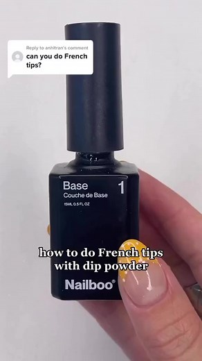 7.7K views · 72 reactions | How to do French tips using dip powder❤️ Shade: 李 #OrangeSherbet #Nailboo #nails #frenchtip #dippowdernails #gyp | Nailboo | Facebook