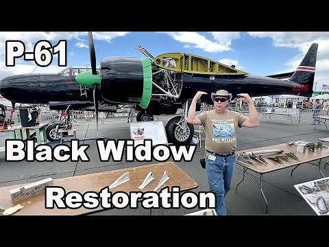 Restoration Update: Extremely Rare! Northrop P-61 Black Widow, Mid-Atlantic Air Museum, Reading, Pa.